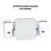 Cabeceira Casal Para Cama Box Provençal Dupla 140x60 Courino Off White - Tachas Fumê
