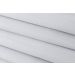 Cabeceira King Estofada Para Cama Box 193cm x 60cm Reta Luxo Dupla - Courino Branco com Tachas Fumê