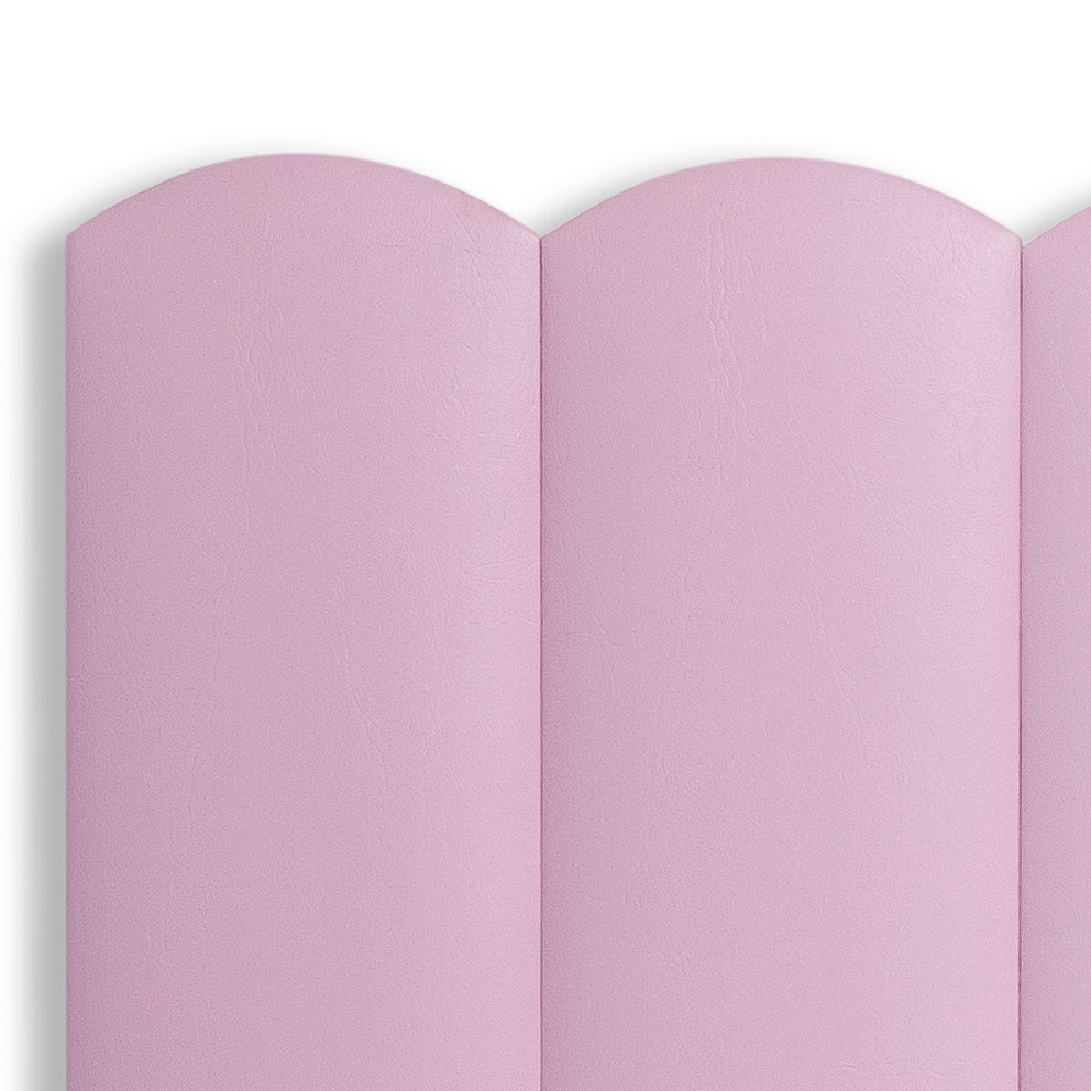 Cabeceira King Estofada Para Cama Box Kit 10 Placas Adesivas - Modelo Nuvem Courino Rosa