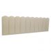 Cabeceira King Estofada Para Cama Box Kit 10 Placas Adesivas - Modelo Nuvem Linho Cru