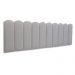 Cabeceira King Estofada Para Cama Box Kit 10 Placas Adesivas - Modelo Nuvem Linho Gelo