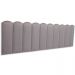 Cabeceira King Estofada Para Cama Box Kit 10 Placas Adesivas - Modelo Nuvem Suede Cinza
