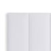 Cabeceira King Estofada Para Cama Box Kit 10 Placas Adesivas - Modelo Reta Courino Branco