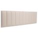 Cabeceira King Estofada Para Cama Box Kit 10 Placas Adesivas - Modelo Reta Courino Off White