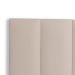 Cabeceira King Estofada Para Cama Box Kit 10 Placas Adesivas - Modelo Reta Courino Off White