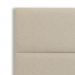 Cabeceira King Estofada Para Cama Box Kit 6 Placas Adesivas - Modelo Retangular  Linho Cru