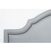 Cabeceira King Para Cama Box Provençal 193x60 Courino Cinza - Tachas Fumê