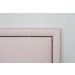 Cabeceira King Reta Luxo 193x60 Courino Rosa - Tachas Fumê