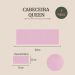 Cabeceira Queen Estofada Para Cama Box Kit 6 Placas Adesivas - Modelo Retangular  Courino Rosa