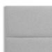 Cabeceira Queen Estofada Para Cama Box Kit 6 Placas Adesivas - Modelo Retangular  Linho Gelo