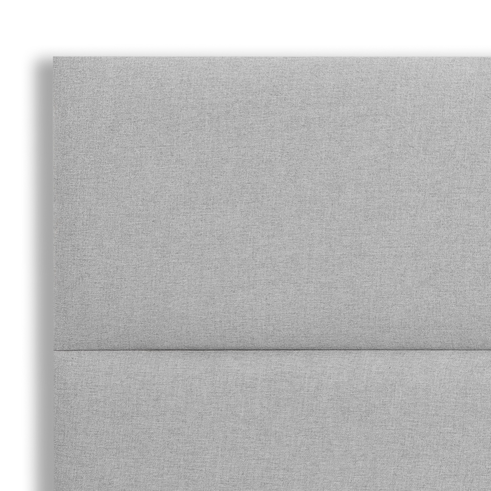 Cabeceira Queen Estofada Para Cama Box Kit 6 Placas Adesivas - Modelo Retangular  Linho Gelo