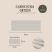 Cabeceira Queen Estofada Para Cama Box Kit 6 Placas Adesivas - Modelo Retangular  Suede Off White