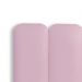 Cabeceira Queen Estofada Para Cama Box Kit 8 Placas Adesivas - Modelo Arredondada Courino Rosa