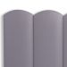 Cabeceira Queen Estofada Para Cama Box Kit 8 Placas Adesivas - Modelo Nuvem Courino Cinza