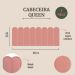 Cabeceira Queen Estofada Para Cama Box Kit 8 Placas Adesivas - Modelo Nuvem Veludo Rosê