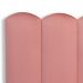Cabeceira Queen Estofada Para Cama Box Kit 8 Placas Adesivas - Modelo Nuvem Veludo Rosê