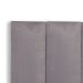 Cabeceira Queen Estofada Para Cama Box Kit 8 Placas Adesivas - Modelo Reta Suede Cinza