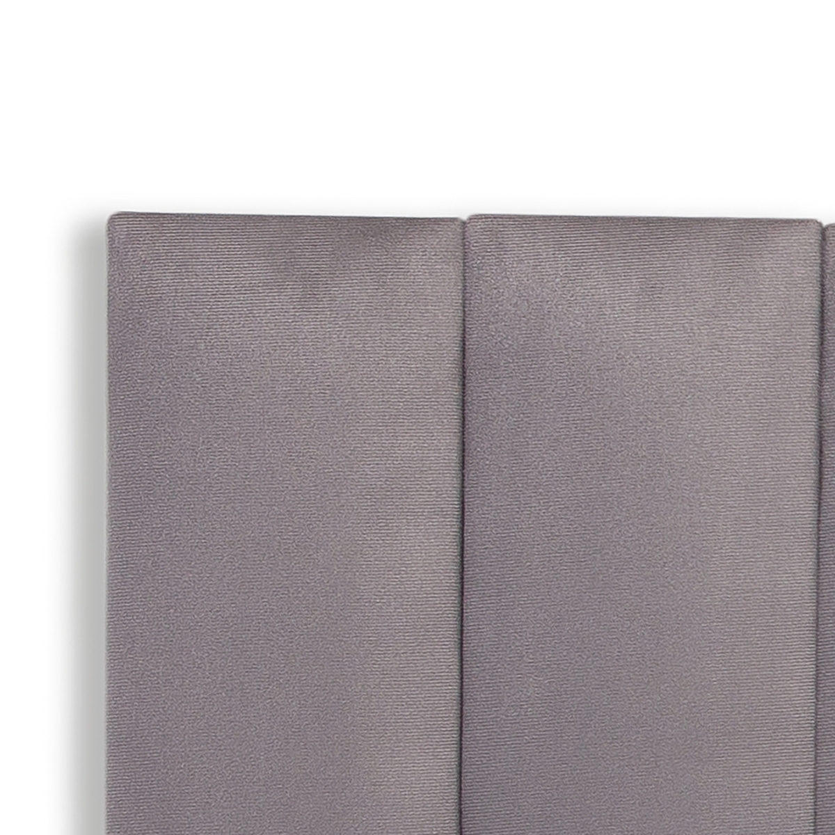 Cabeceira Queen Estofada Para Cama Box Kit 8 Placas Adesivas - Modelo Reta Suede Cinza