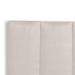 Cabeceira Queen Estofada Para Cama Box Kit 8 Placas Adesivas - Modelo Reta Suede Off White