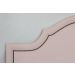 Cabeceira Queen Para Cama Box Provençal 160x60 Courino Rosa - Tachas Fumê