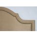 Cabeceira Queen Para Cama Box Provençal 160x60 Suede Bege - Tachas Fumê