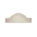 Cabeceira Queen Para Cama Box Provençal Dupla 160x60 Suede Off White - Tachas Prata