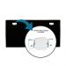 Cabeceira Queen Reta Luxo 160x60 Suede Off White - Tachas Fumê
