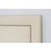 Cabeceira Queen Reta Luxo 160x60 Suede Off White - Tachas Prata
