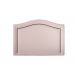 Cabeceira Solteiro Curva 90x60cm Courino Rosa - Tachas Fumê