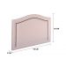 Cabeceira Solteiro Curva 90x60cm Courino Rosa - Tachas Fumê
