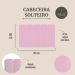 Cabeceira Solteiro Estofada Para Cama Box Kit 5 Placas Adesivas - Modelo Arredondada Courino Rosa