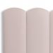 Cabeceira Solteiro Estofada Para Cama Box Kit 5 Placas Adesivas - Modelo Nuvem Courino Off White