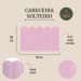 Cabeceira Solteiro Estofada Para Cama Box Kit 5 Placas Adesivas - Modelo Nuvem Courino Rosa
