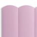 Cabeceira Solteiro Estofada Para Cama Box Kit 5 Placas Adesivas - Modelo Nuvem Courino Rosa