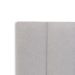 Cabeceira Solteiro Estofada Para Cama Box Kit 5 Placas Adesivas - Modelo Reta Linho Gelo