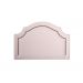 Cabeceira Solteiro Provençal 90x60cm Courino Rosa - Tachas Fumê