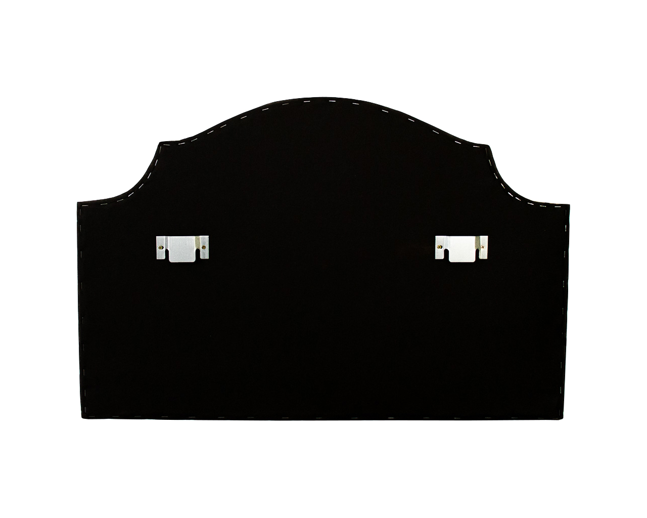 Cabeceira Solteiro Provençal 90x60cm Suede Bege - Tachas Fumê