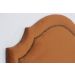 Cabeceira Solteiro Provençal 90x60cm Veludo Terracota - Tachas Fumê