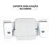Cabeceira Solteiro Provençal Dupla 90x60 Suede Off White - Tachas Prata