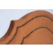 Cabeceira Solteiro Provençal Dupla 90x60 Veludo Terracota - Tachas Fumê