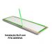 Placas Cabeceira Modulada Reta Adesiva Casal Estofada 140cm x 60cm Kit 7 Placas - Veludo Nude