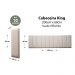 Placas Cabeceira Modulada Reta Adesiva King Estofada 200cm x 60cm Kit 10 Placas - Suede Off White
