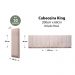 Placas Cabeceira Modulada Reta Adesiva King Estofada 200cm x 60cm Kit 10 Placas - Veludo Nude