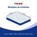 Cama box + Colchão Queen Flex Viena