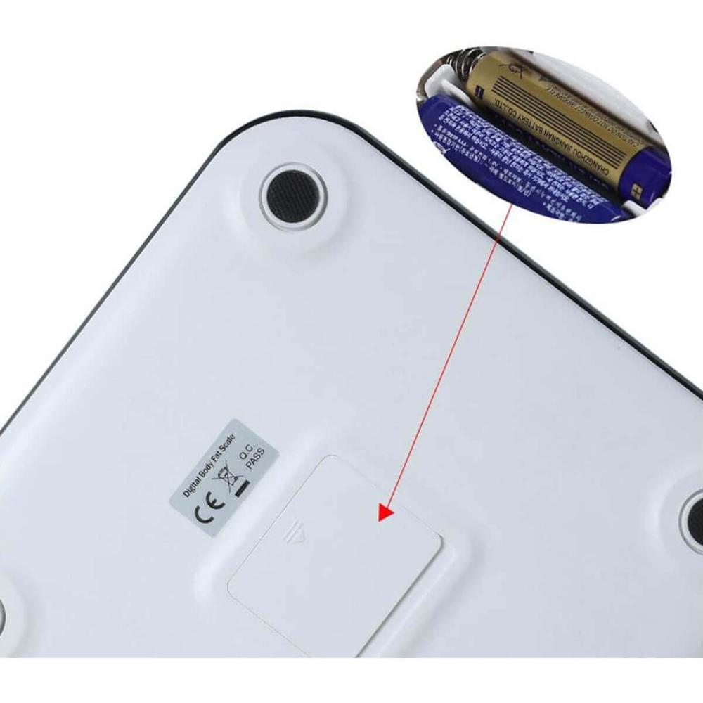 Balança Digital Bioimpedância Smart 180kg App Android e IOS Preto FlexInter