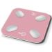 Balança Digital Smart Corporal Bioimpedância FlexInter 180kg Rosa App Android e IOS
