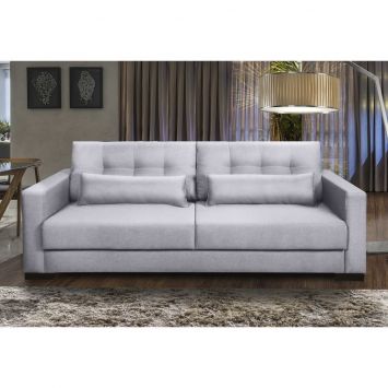 Sofá Living IDEA 2 Lugares 1,50 metros Linho - 05 Cinza