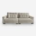 Sofá Living IDEA 2 Lugares 1,50 metros Veludo - 02 Bege