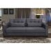Sofá Living IDEA 2 Lugares 1,50 metros Veludo - 10 Cinza Grafite