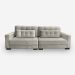 Sofá Living IDEA 3 Lugares 2,00 metros Linho - 08 Bege